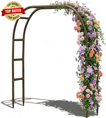 Thickened metal garden - garden, arch