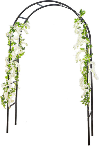 Metal garden arch trellis - 94",