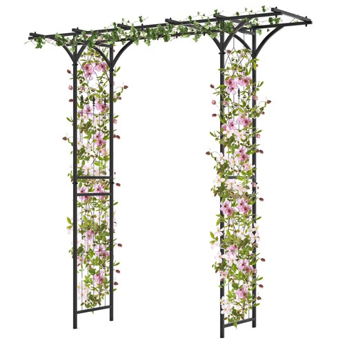 Flat top garden arch w - ft,