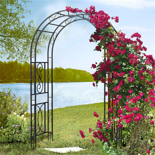 Metal garden arch ground - arch, w/