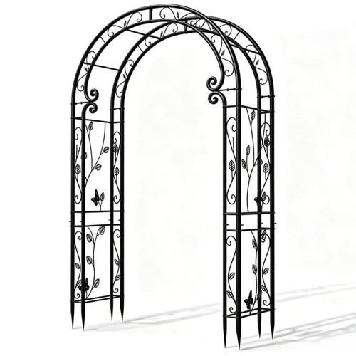 Sturdy metal garden arch - sturdy,