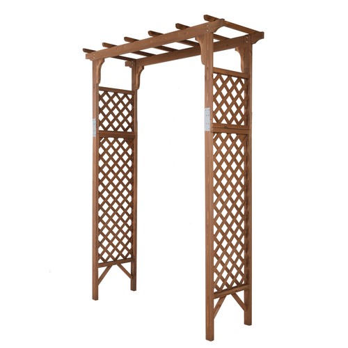 Wood arbor arch wedding - arch,