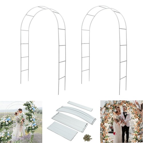 2pcs 9ft metal garden - metal,