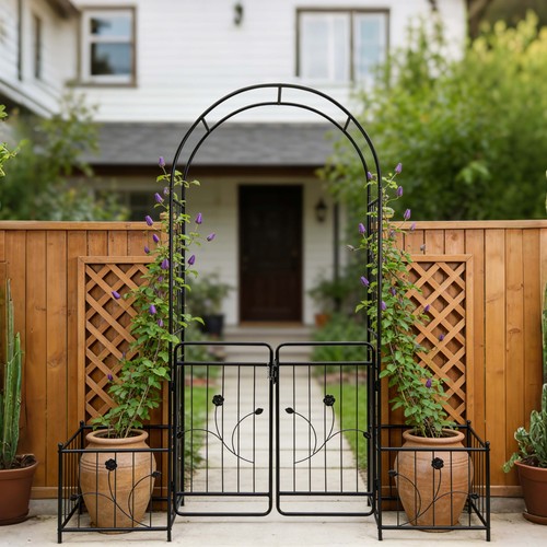 Metal garden arch - metal, gate