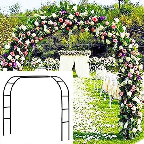 Metal garden arbor arch black - metal,