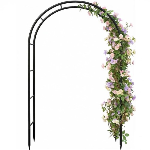 Garden arch galvanized metal - galvanized,
