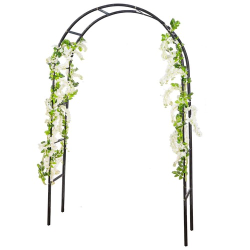 Metal garden arch trellis - garden,