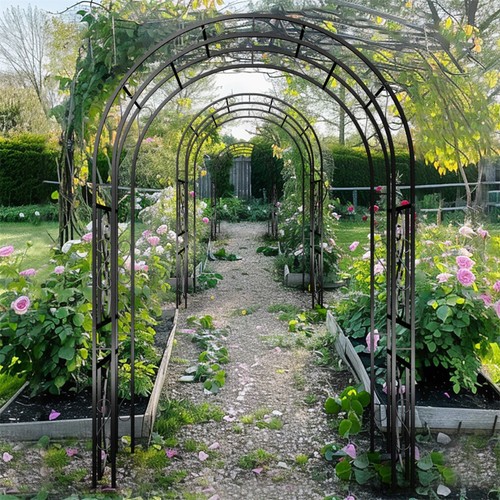Large garden plants - plants, arch