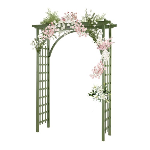 Wooden arbor arches 7ft - arches,