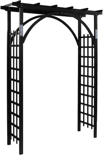 85in wooden arbor garden - arbor, arch