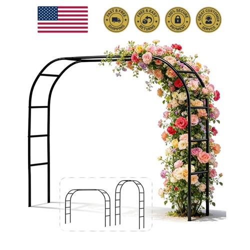 Metal garden arch assembly - garden,
