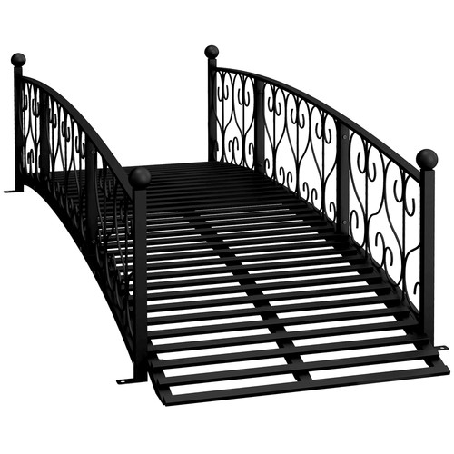 Metal arch garden bridge - metal,