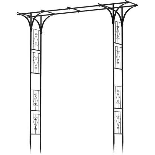 7ft garden arch arbor - arbor,, steel