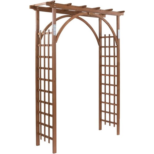 Wood garden arch arbor 85 - wood,